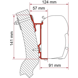 Fiamma Adapter Wingamm Oasi 230