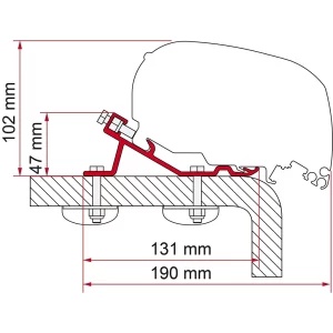 Fiamma Adapter Standard F65 Eagle 400