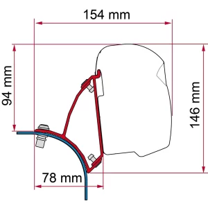 Fiamma Kit VW T5/T6 Lift Roof - DB (F43)