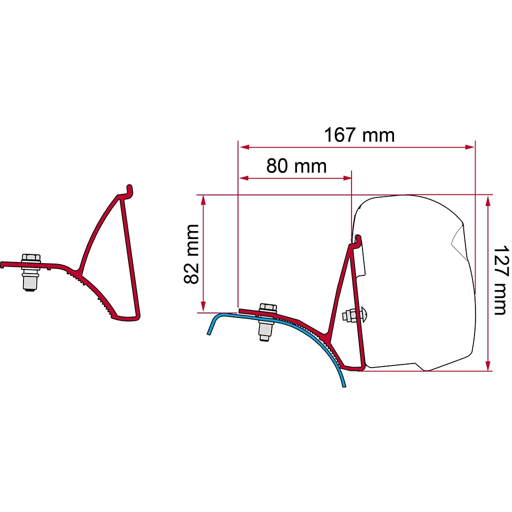Fiamma Kit Trafic/Vivaro/Primastar (F43)