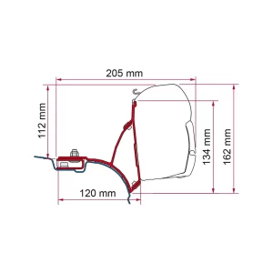 Fiamma Kit VW T5/T6 T/M - RHD - DB (F45)