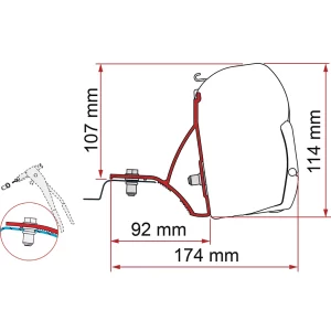 Fiamma Kit Trafic/Vivaro/NV300/Talento >14