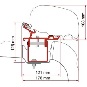 Fiamma Kit VW Crafter H3 - Deep Black