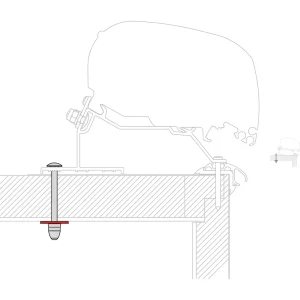Fiamma Kit LMC Adapter Caravan Roof