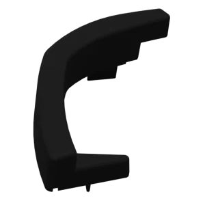 Fiamma Right Lead Bar End Cap Black F40 Van