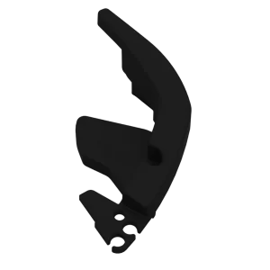 Fiamma Left Hand Pelmet Cap F80s Black