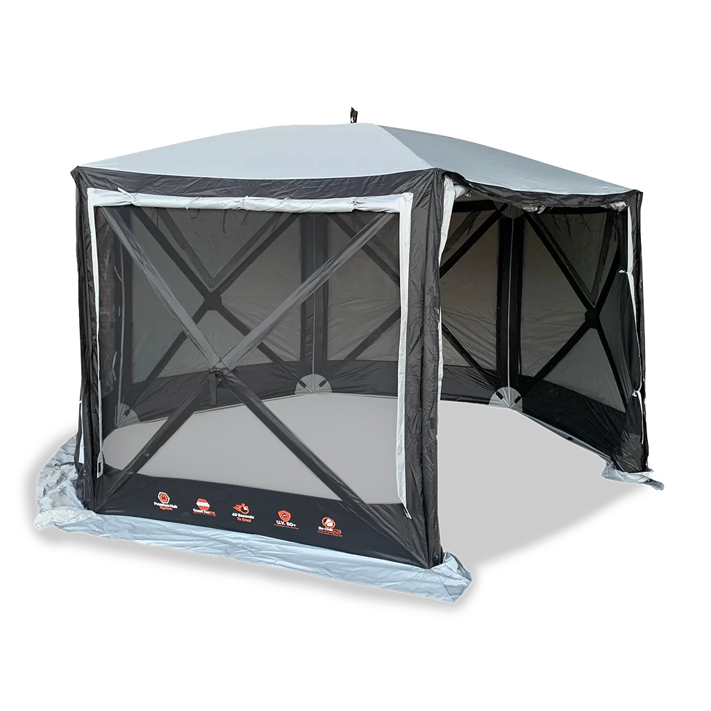 Quest Screen House 6 Pro Pop Up Gazebo - Grey - Image 2