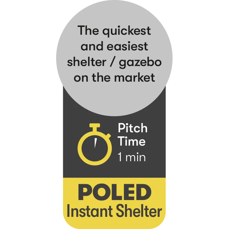 Quest Screen House 6 Pro Pop Up Gazebo - Grey - Image 10