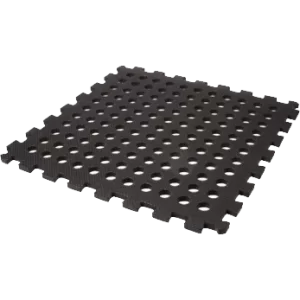 Quest Easy Lock Floor Tiles With Edging Strips (4 Pack)