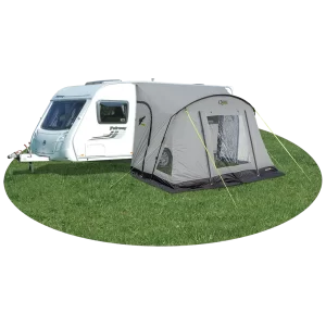 Quest Falcon Pro 325 Poled Porch Awning - Mid Grey