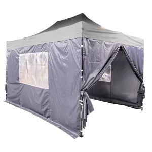 Sides for Louisiana Pavillion in grey  (2 x doors, 2 x windows)