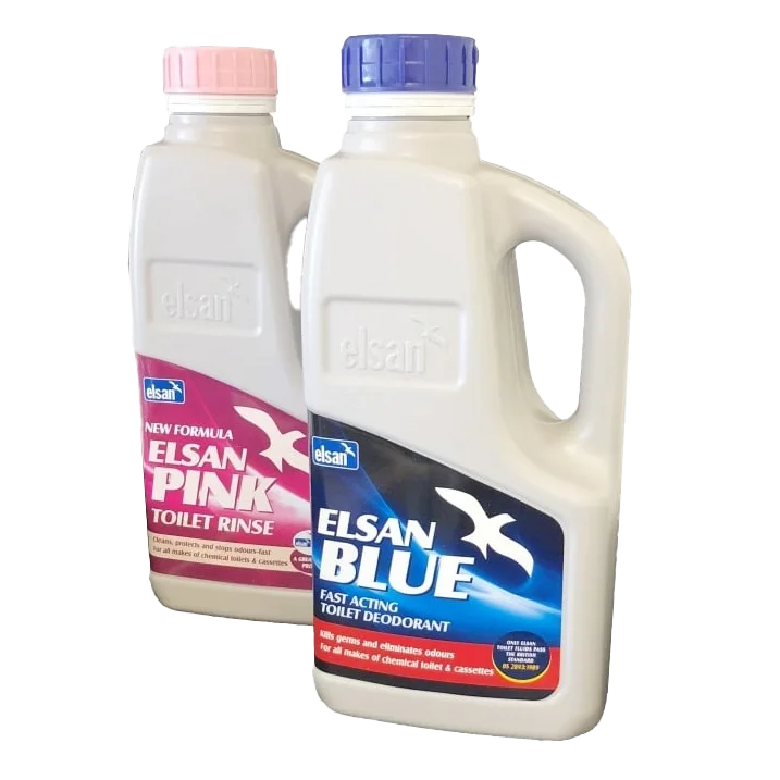 Elsan Blue & Elsan Pink 1L Twin Pack (Order in multiples of 6)