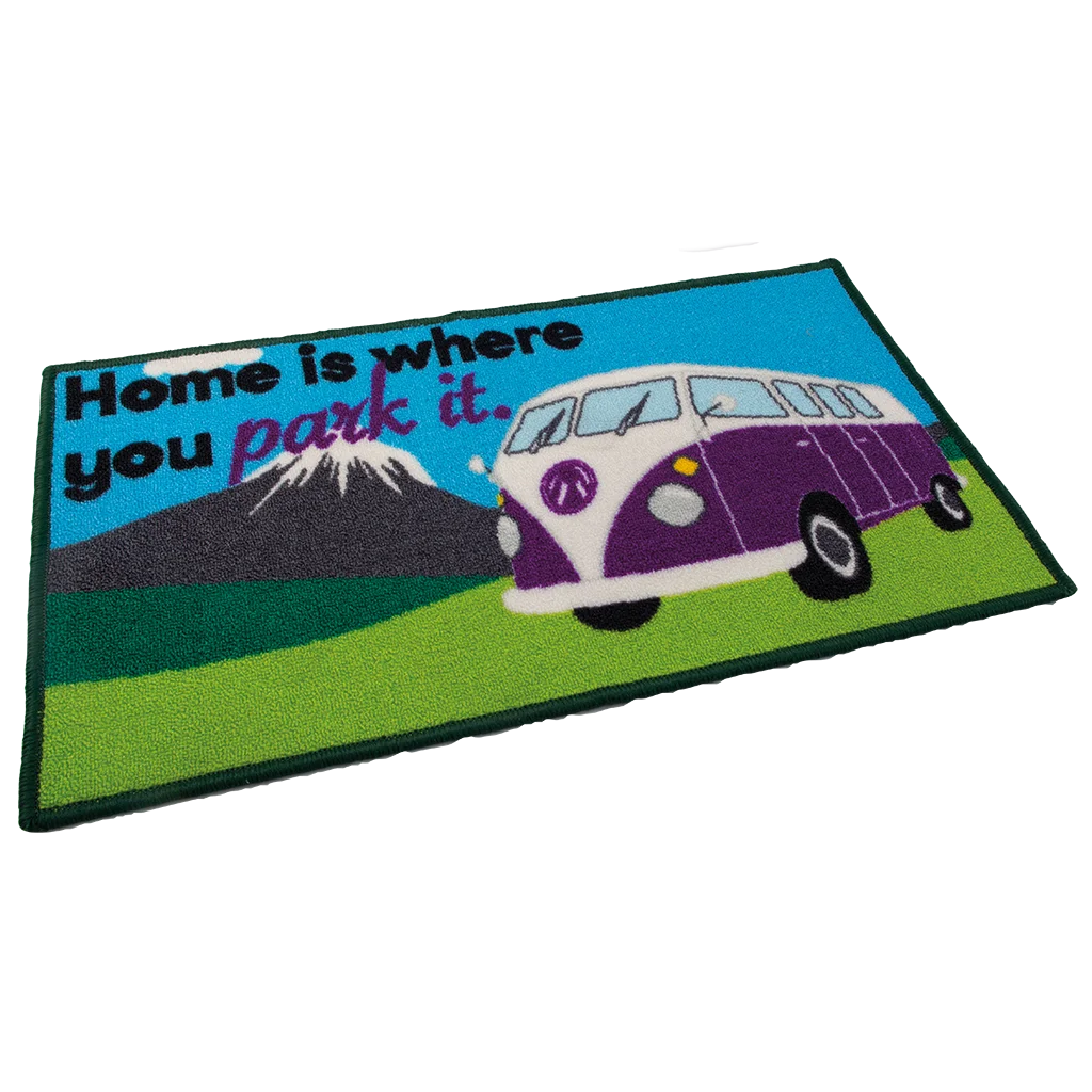 Home Is Where You Park It Mat - Camper Van