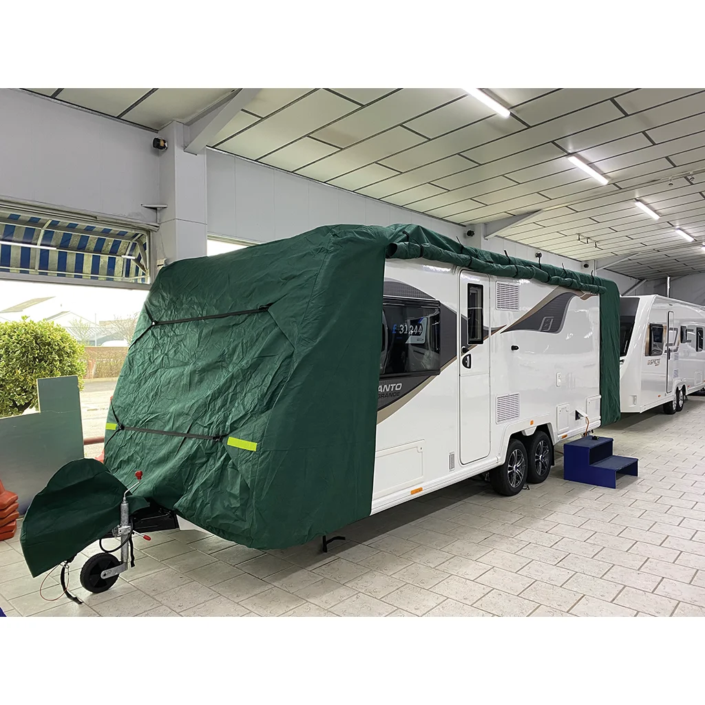 Caravan cover max (XLarge 570 x 630 cm) Green - Image 11
