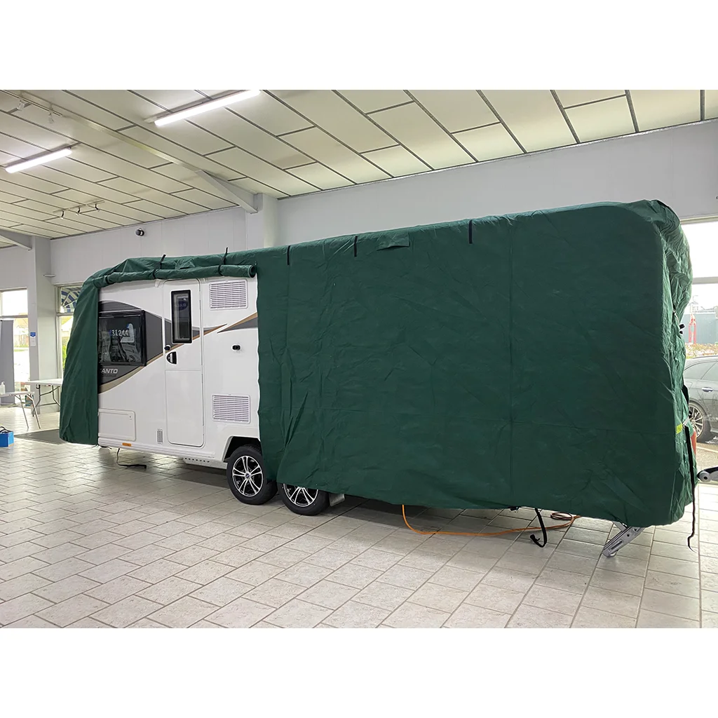 Caravan cover max (XLarge 570 x 630 cm) Green - Image 5