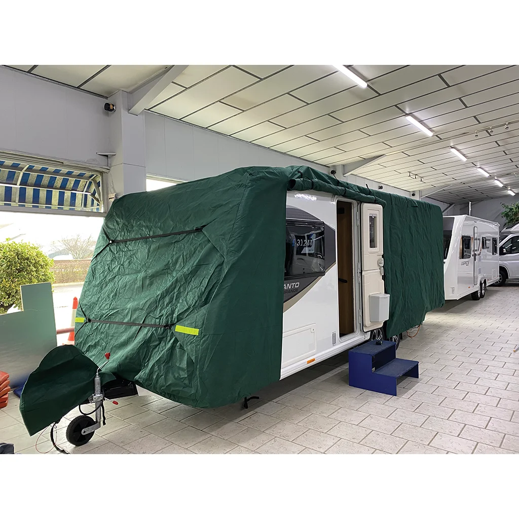 Caravan cover max (XLarge 570 x 630 cm) Green - Image 7