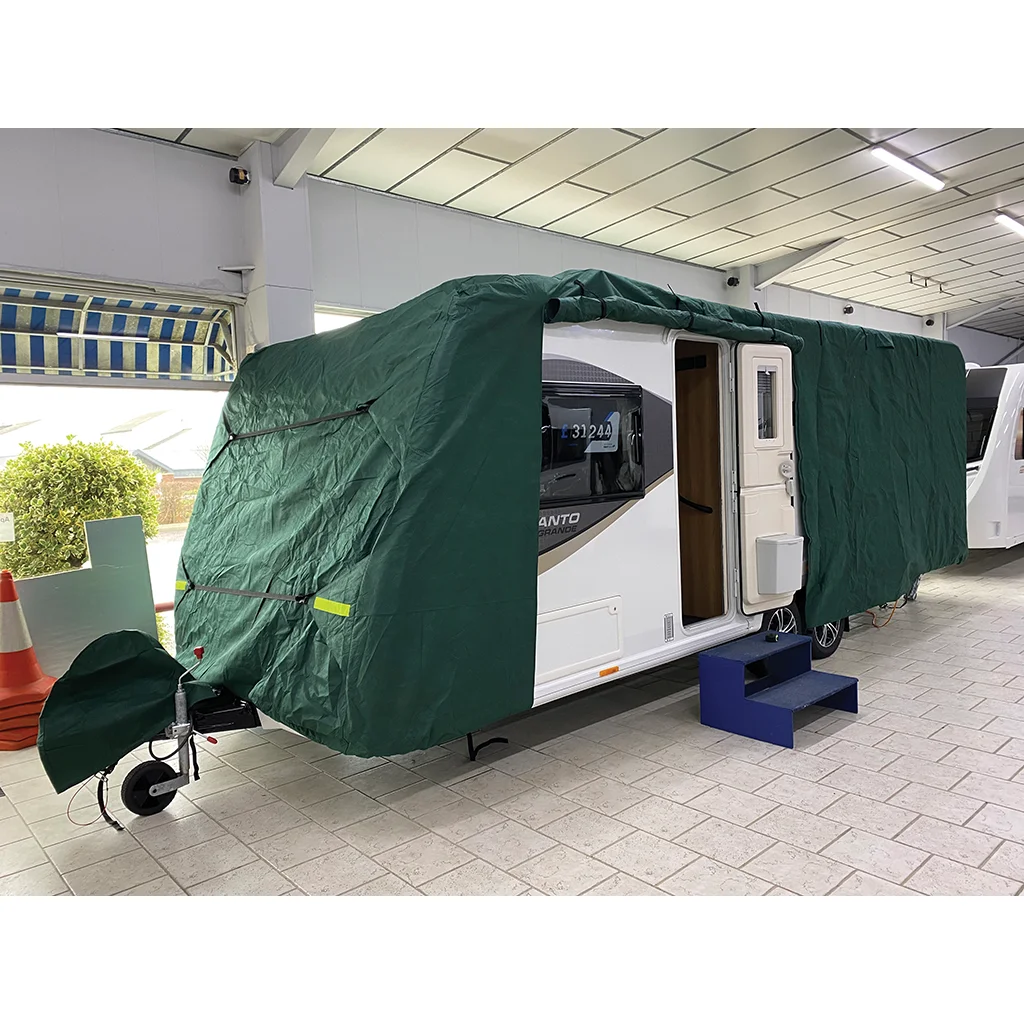 Caravan cover max (XLarge 570 x 630 cm) Green - Image 8