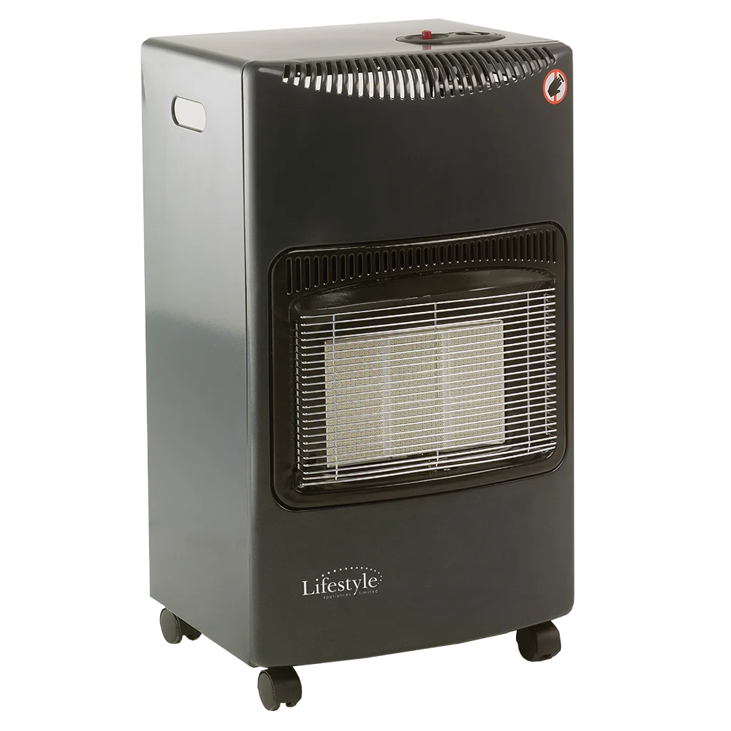 Large Gas Cabinet Heater - Grey - Image 2