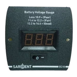 Sargent EC10 Battery Voltage Gauge Control Panel