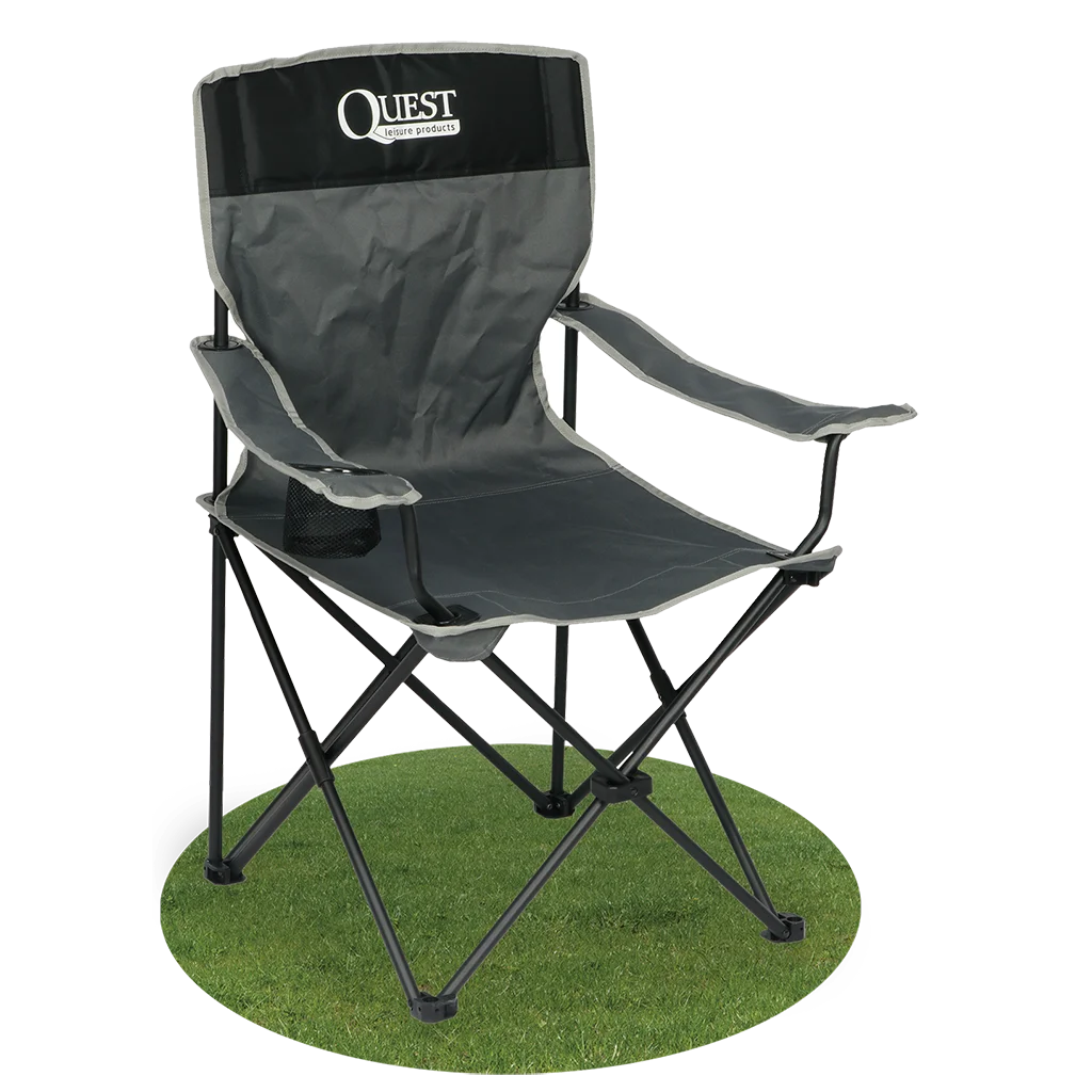 Quest Autograph Festival Pack Away Chair (Black Edition)