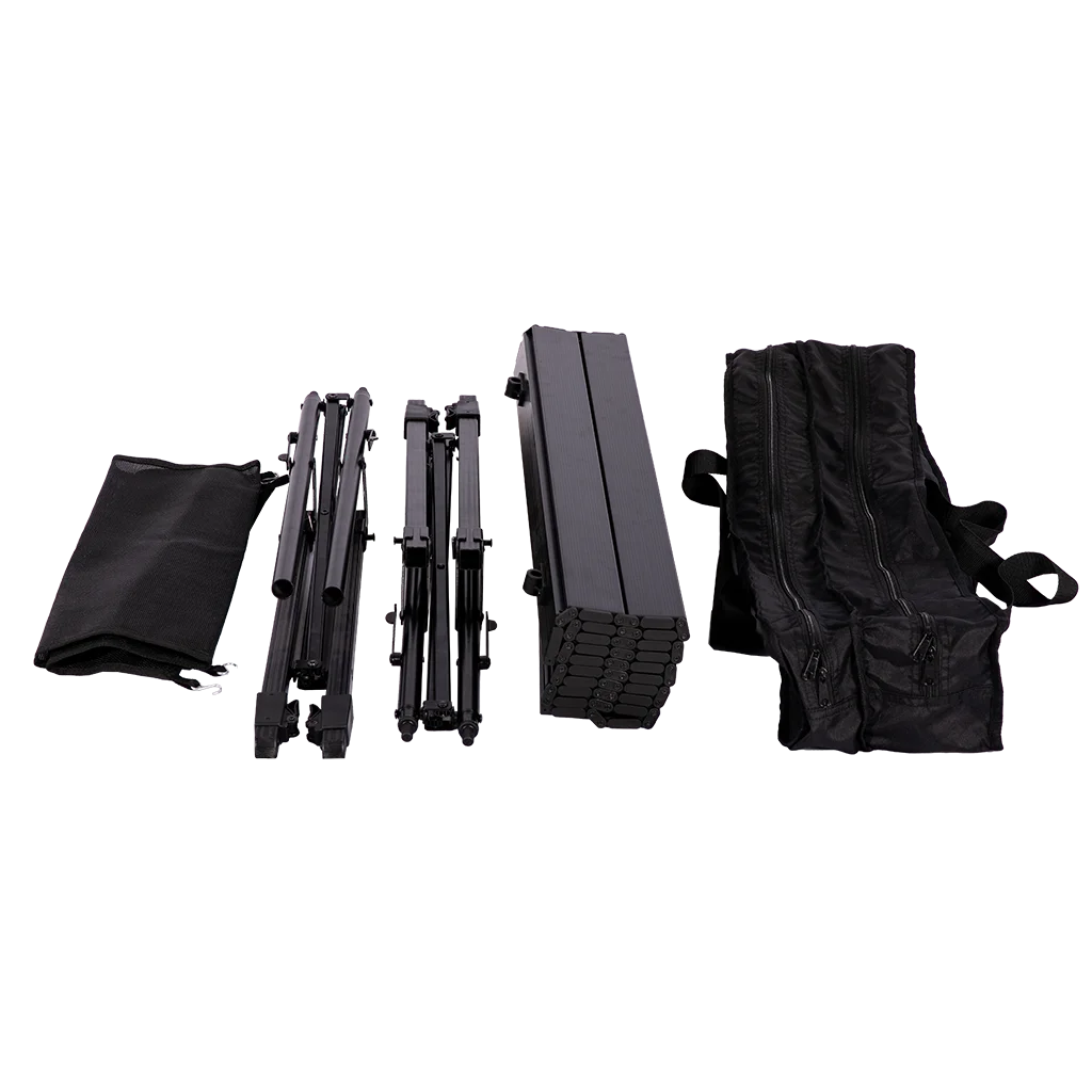 Quest Elite Colliford Black Slatted Table - Image 2