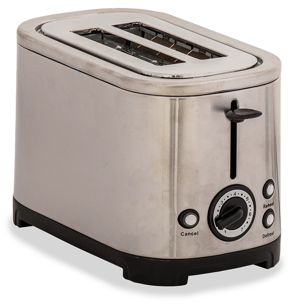 Quest Rocket 2 Slice Toaster - Stainless Steel