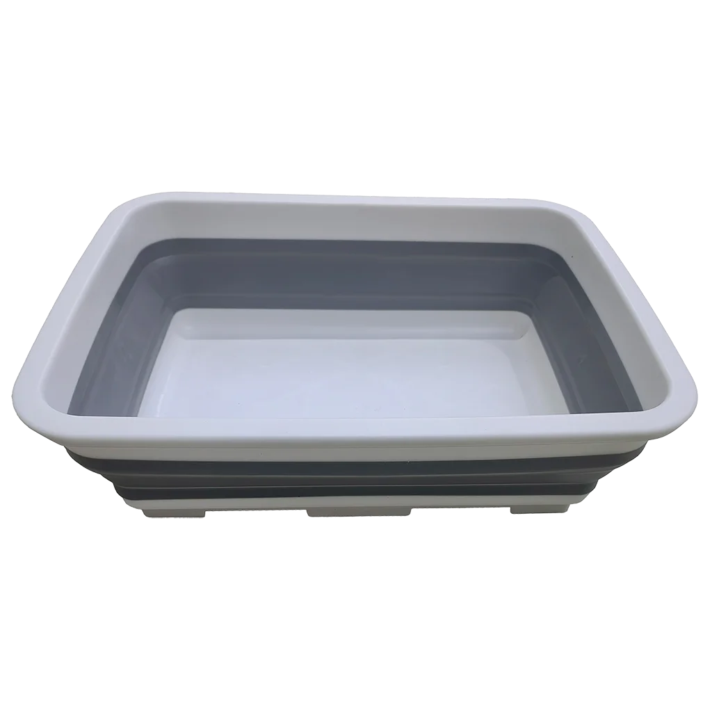 Collapsible-wares rectangular bowl