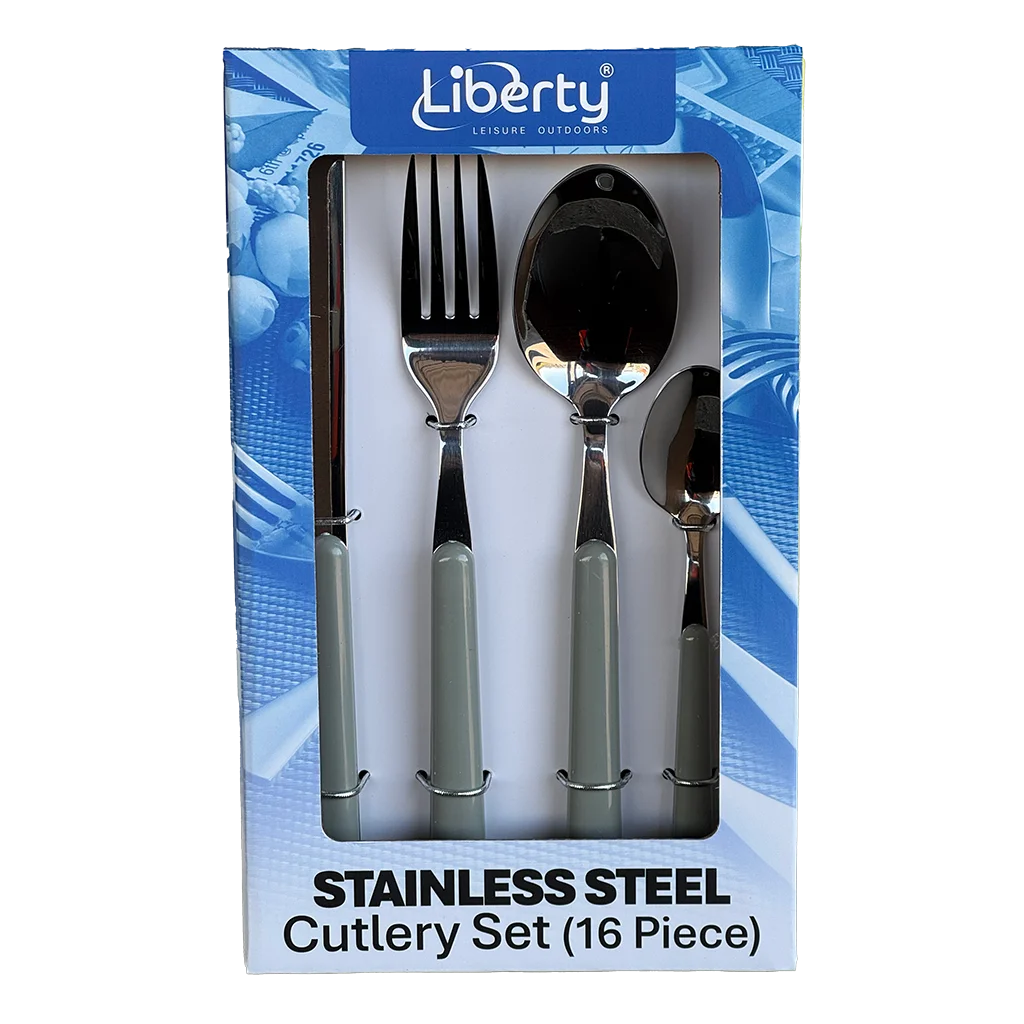 Liberty 16 Piece Cutlery Set - Grey
