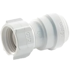 John Guest 15mm - 1/2" bsp Female adaptor (order in multiples of 10)