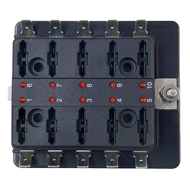 10 Fuse Fusebox with RED Light - Image 2