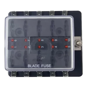 10 Fuse Fusebox with RED Light
