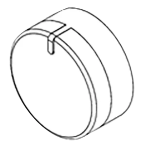 Thetford Chrome Capped Knob 6 pack