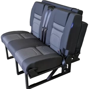 RIB Altair Bed 112cm Brick fabric with Isofix 105 degree handle / 140x200 cut out