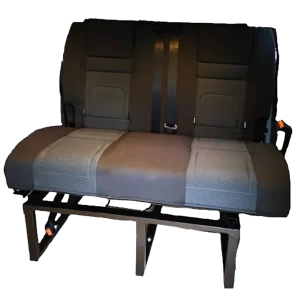 RIB Altair Bed 112cm T7 Black fabric with Isofix. 105 degree handle / 140x200 cut out