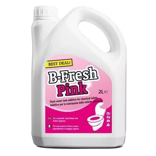 Thetford B-Fresh Pink Flush Water Additive 2L bottle (Order in multiples of 4)