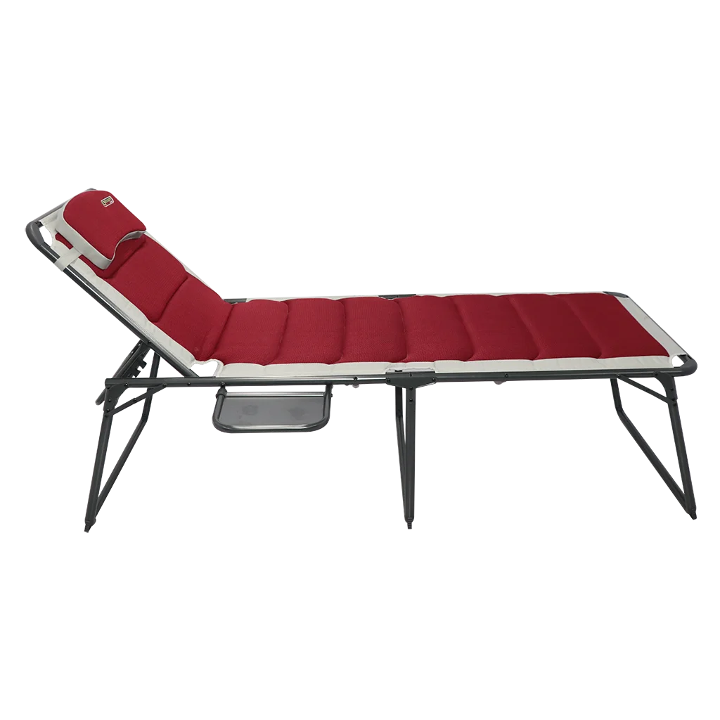 Quest Elite Bordeaux Pro Lounge Bed With Side Table - Image 3