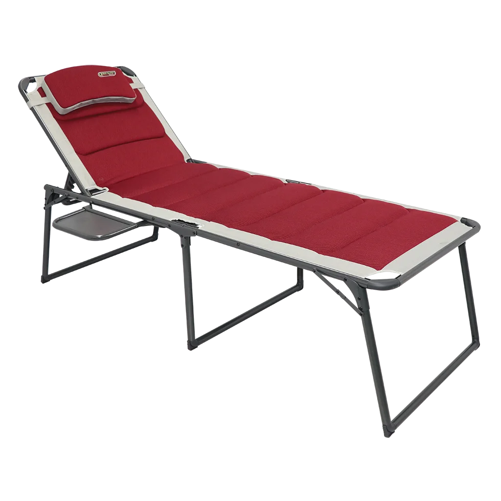 Quest Elite Bordeaux Pro Lounge Bed With Side Table - Image 4