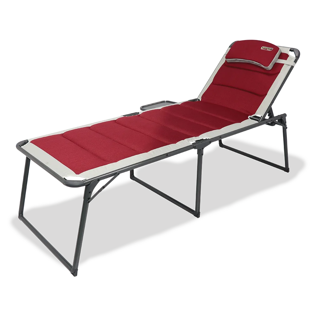Quest Elite Bordeaux Pro Lounge Bed With Side Table - Image 7