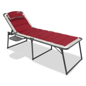 Quest Elite Bordeaux Pro Lounge Bed With Side Table