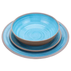 Quest Elite rPET 12 Piece Dinner Set - Delphinium