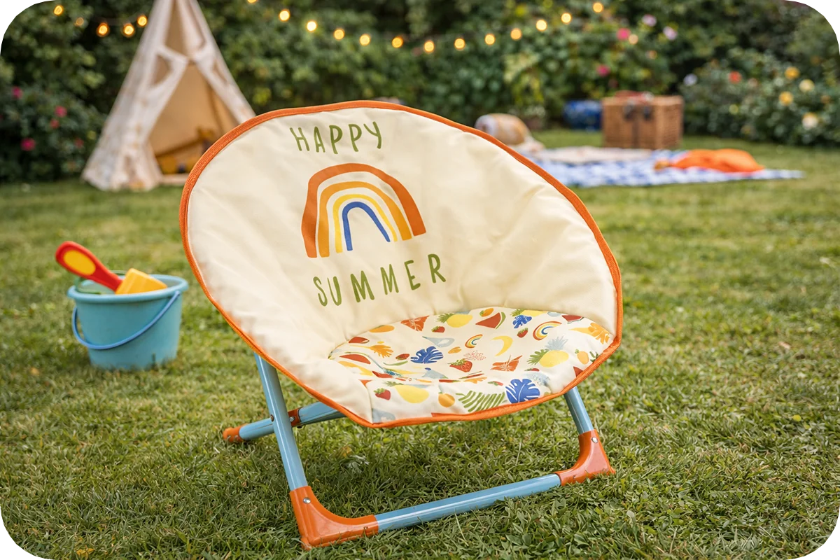 Quest Rainbow Fruits Moon Chair - Image 4