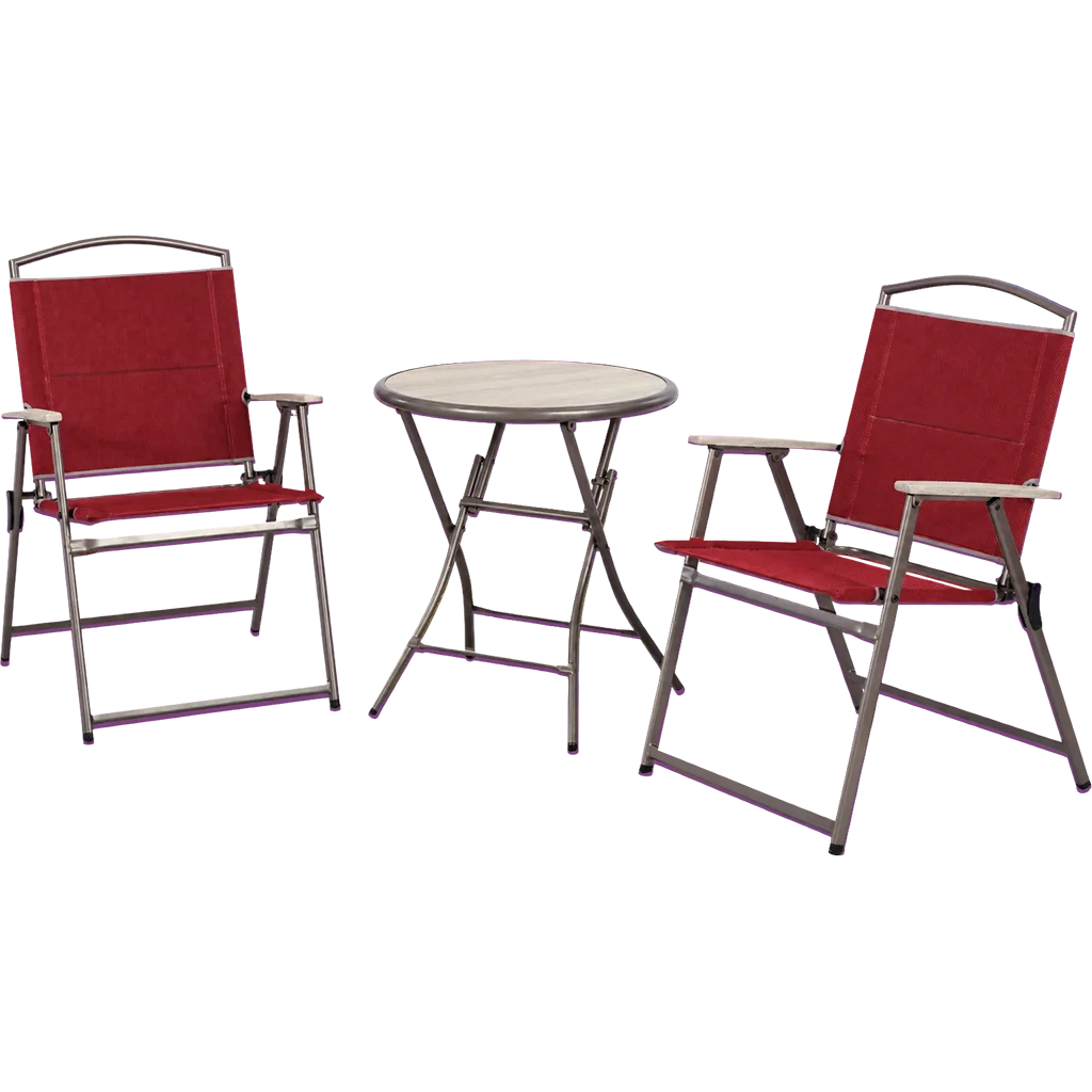 Quest Elite Bordeaux Pro Garden Furniture 3 Piece Set - Image 3
