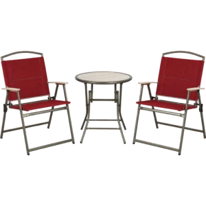 Quest Elite Bordeaux Pro Garden Furniture 3 Piece Set