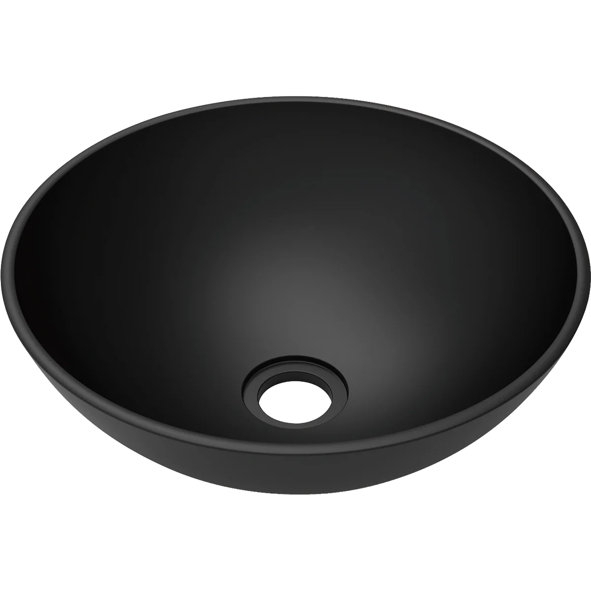 Liberty Max Black Round Acrylic Sink