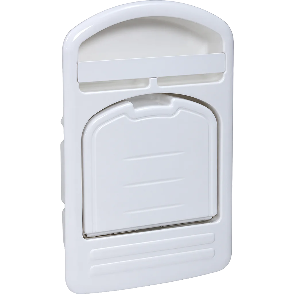 Liberty Max white Tip-Up Basin & Shower Tap - Image 2