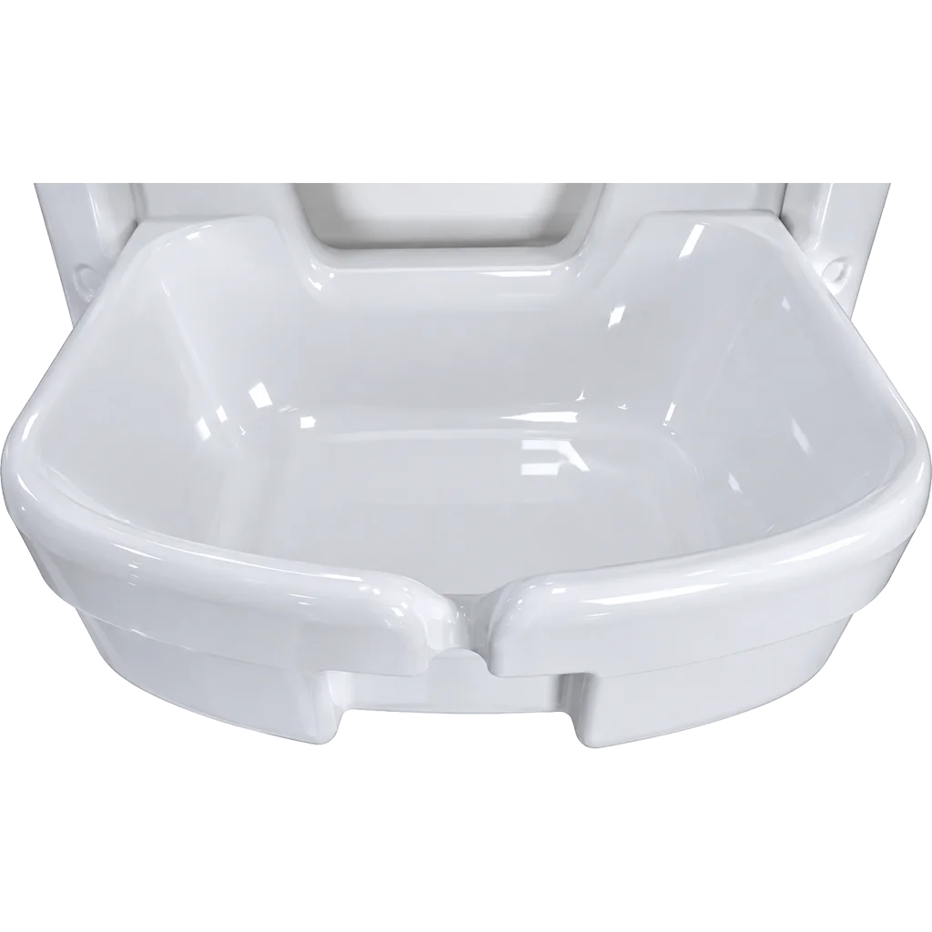 Liberty Max white Tip-Up Basin & Shower Tap - Image 3
