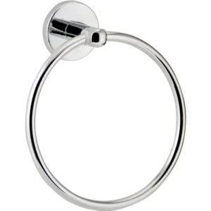 Luxury Round Towel Ring - Chrome