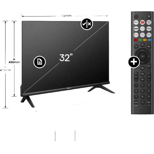 Hisense 32" HD LED Freely Smart TV - Image 2