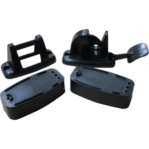 Lever Trigger Release Catch Door Retainer With Spacers Black