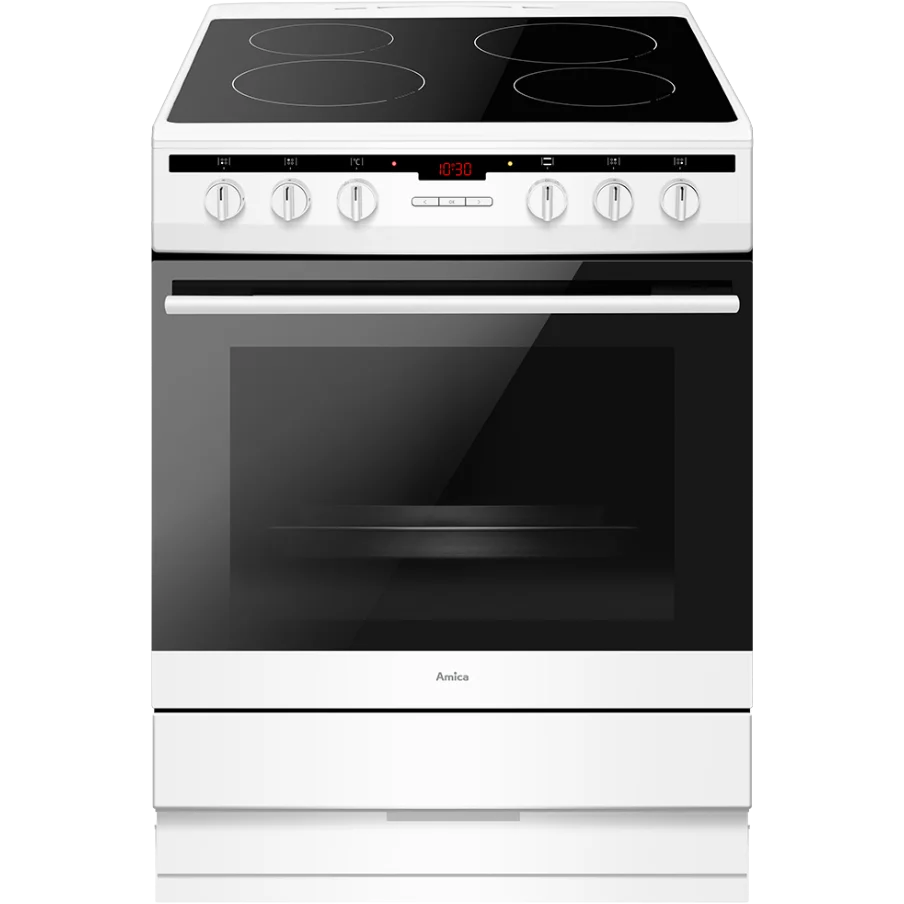 Amica 60cm Freestanding Electric Cooker With Ceramic Hob